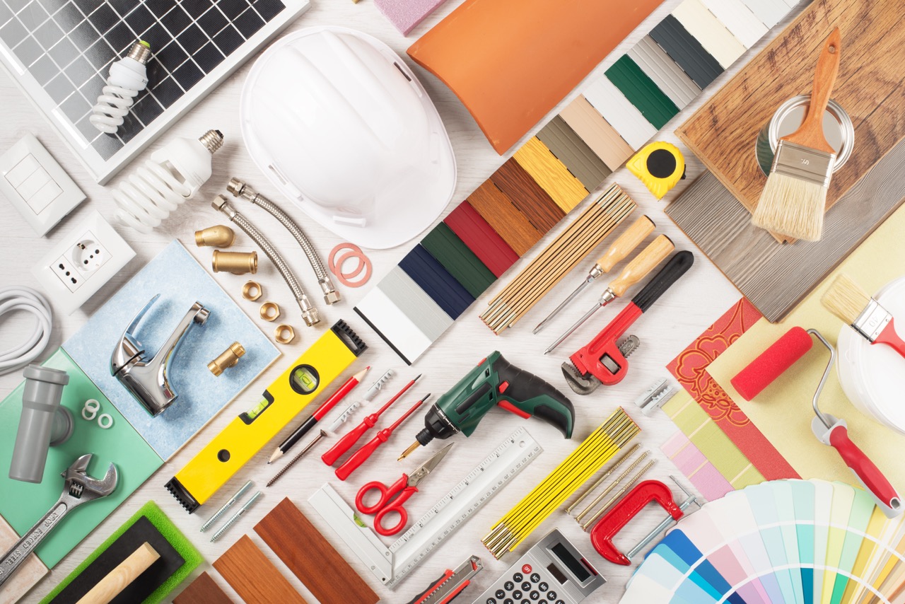 outils du plombier avant d'attaquer un nouveau chantier